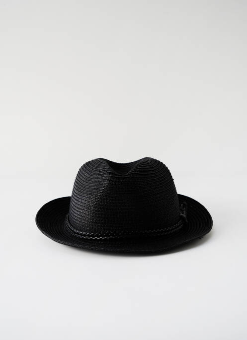 Chapeau noir PIECES pour femme