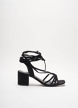 Sandales/nu pieds type de semelle amortissante talon de 4 à 6cm noir OLGA LEYERS femme