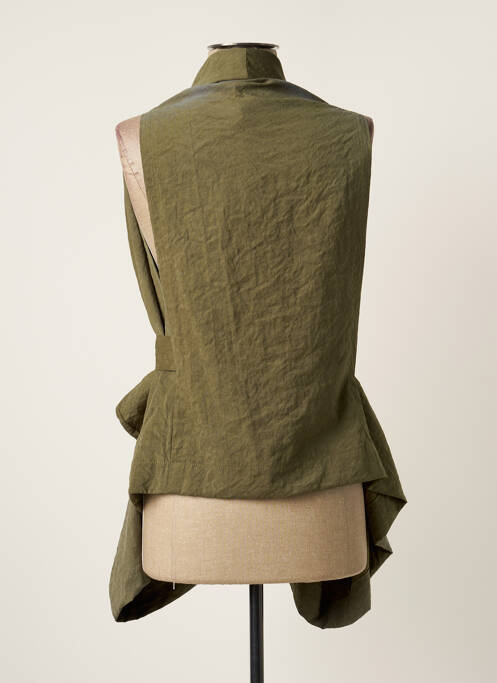 Gilet sans manche vert AMMA pour femme