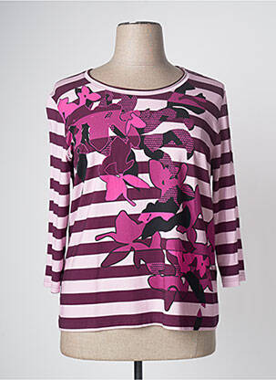 T-shirt rose FRANK WALDER pour femme