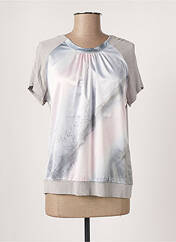 T-shirt gris FRANK WALDER pour femme seconde vue