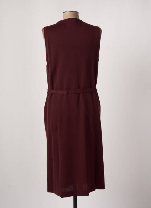 Robe mi-longue rouge FRANCE RIVOIRE pour femme