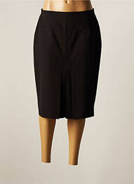 Jupe mi-longue stretch noir FRANCE RIVOIRE femme