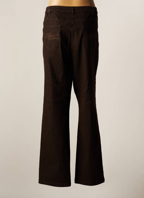 Pantalon droit stretch taille normale marron KARTING femme