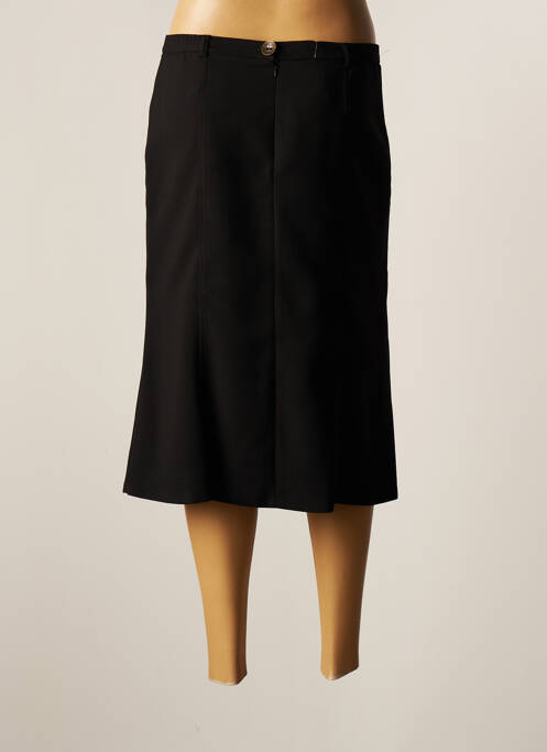 Jupe mi-longue noir CHRISTIAN MARRY pour femme