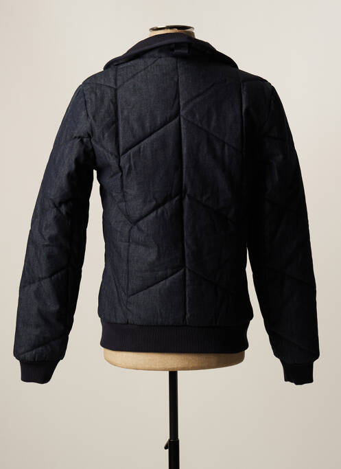 Blouson bleu RAW-7 pour homme