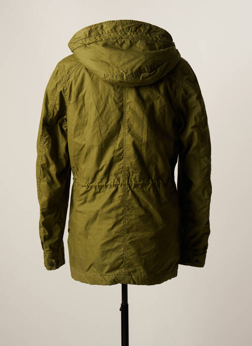 Parka vert RAW-7 pour homme