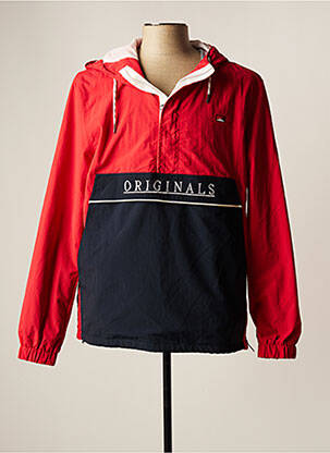 Parka a capuche a capuche rouge JACK & JONES homme