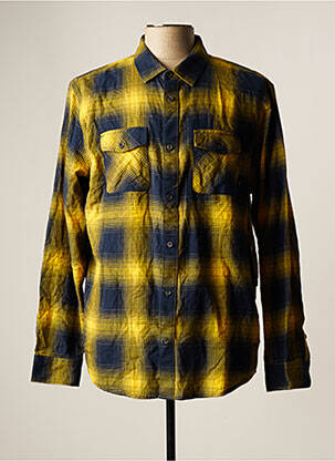 Chemise manches longues jaune VANS homme