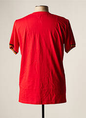 T-shirt rouge BELGIUM pour homme seconde vue