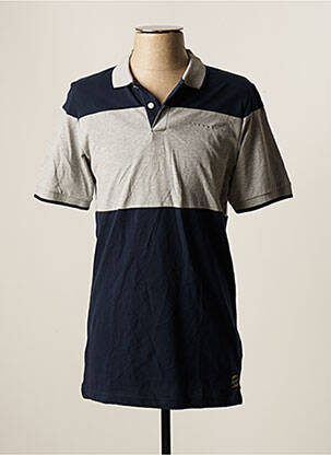 Polo bleu JACK & JONES garcon