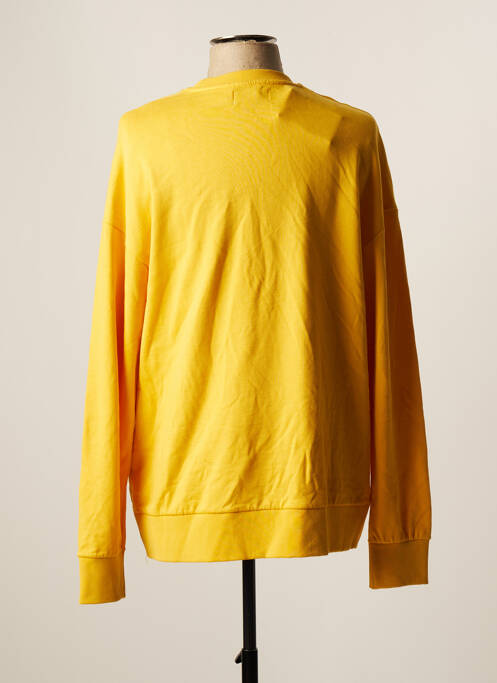 Sweat-shirt jaune JACK & JONES pour homme
