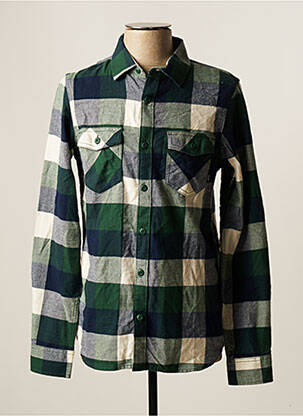Chemise manches longues vert VANS homme