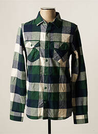Chemise manches longues vert VANS homme