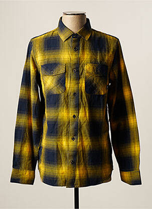 Chemise manches longues jaune VANS homme