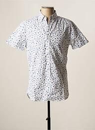 Chemise manches courtes bleu SUPERDRY homme