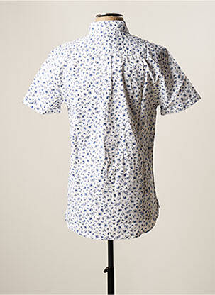 Chemise manches courtes bleu SUPERDRY homme
