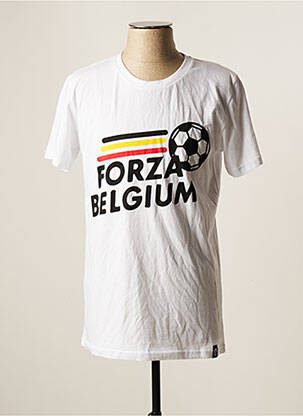 T-shirt blanc MUSKETON homme