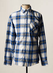 Chemise manches longues bleu JACK & JONES pour homme seconde vue