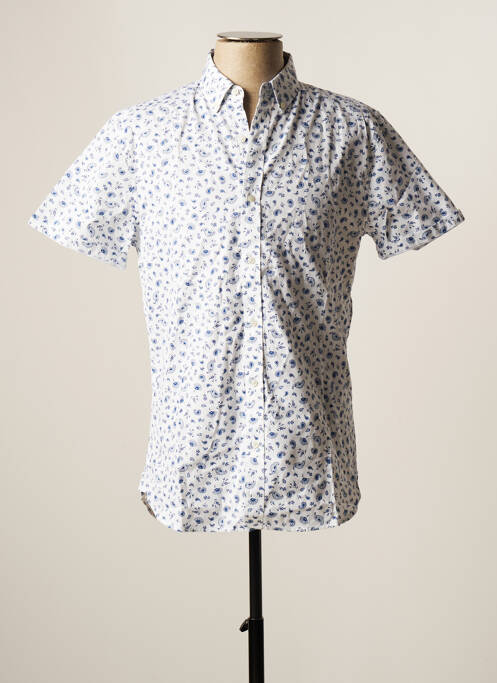 Chemise manches courtes bleu SUPERDRY homme