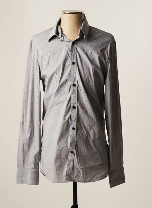 Chemise manches longues gris GUESS pour homme