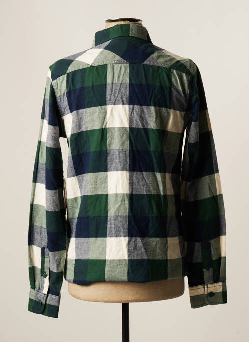 Chemise manches longues vert VANS pour homme