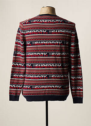 Pull rouge SUPERDRY homme