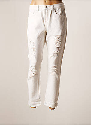 Jeans coupe slim blanc VILA femme