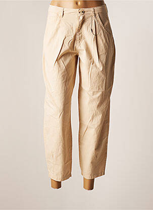 Pantalon 7/8 beige JACQUELINE DE YONG pour femme