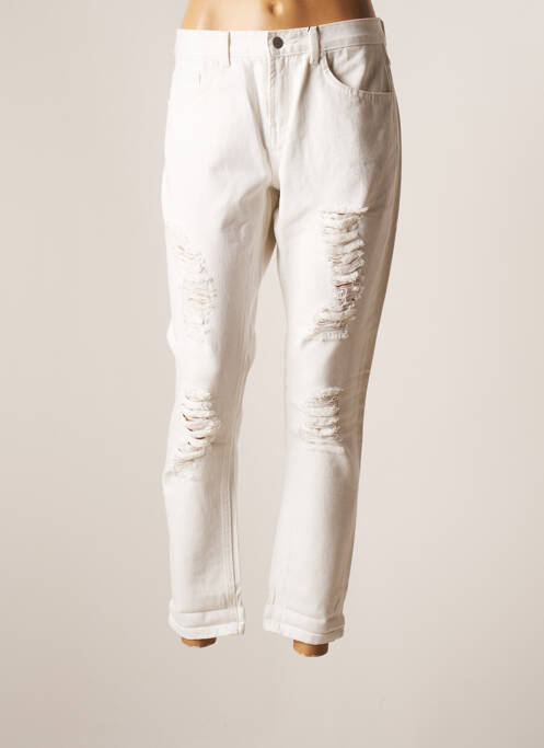 Jeans coupe slim blanc VILA femme