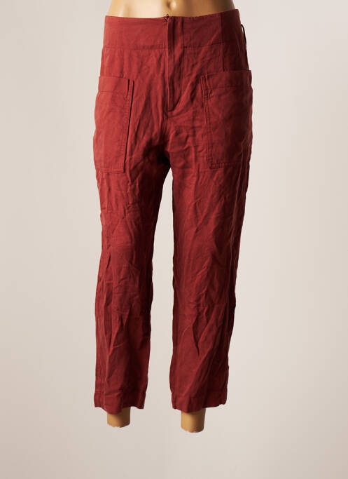 Pantalon 7/8 marron MANGO pour femme