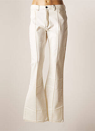 Jean coupe flare blanc ASTRID BLACK LABEL femme