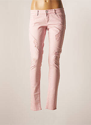 Pantalon slim rose ONLY femme