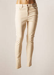 Jeans coupe slim beige AWARE BY VERO MODA pour femme seconde vue