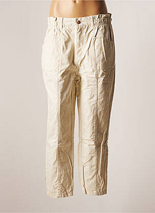 Pantalon droit beige ONLY pour femme