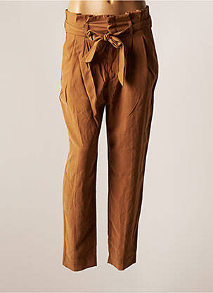 Pantalon droit marron ONLY pour femme