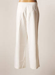 Pantalon large blanc VERO MODA pour femme seconde vue
