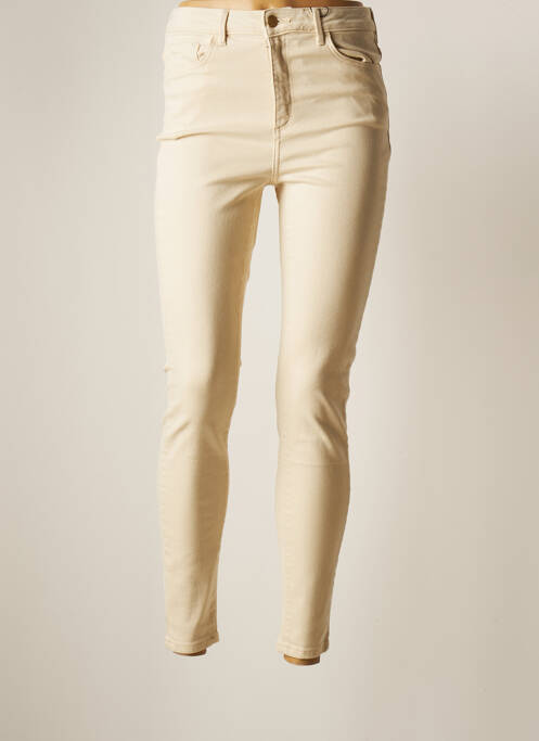 Jeans coupe slim beige AWARE BY VERO MODA pour femme