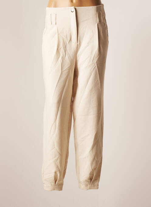 Pantalon chino beige VERO MODA pour femme