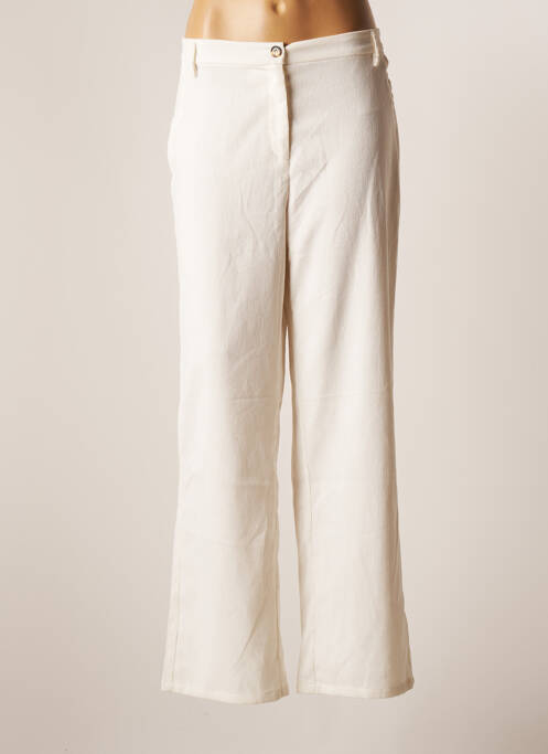 Pantalon large blanc VILA pour femme