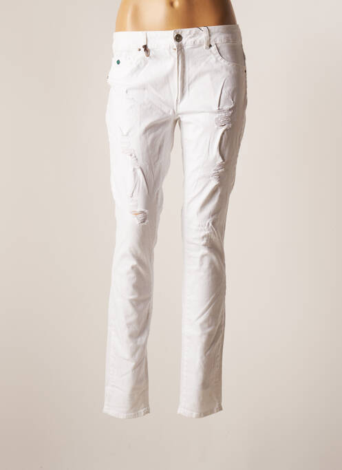 Pantalon slim blanc ONLY pour femme