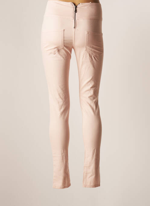 Pantalon slim rose PIECES pour femme