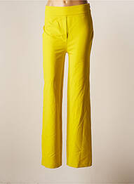 Pantalon droit vert DEUX. BY ELINE DE MUNCK femme
