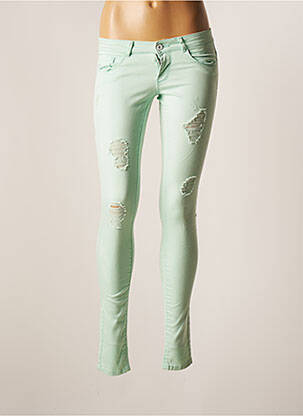 Pantalon slim vert ONLY femme