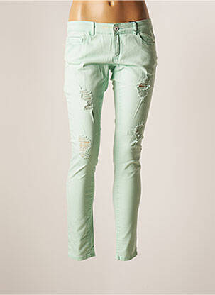 Pantalon slim vert ONLY femme