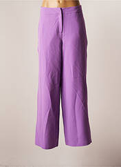 Pantalon chino violet VERO MODA pour femme seconde vue
