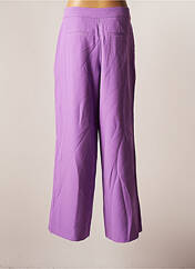 Pantalon chino violet VERO MODA pour femme seconde vue