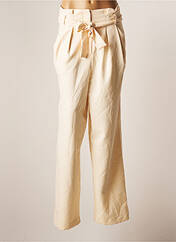 Pantalon large beige ASTRID BLACK LABEL pour femme seconde vue