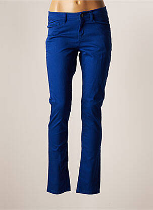 Pantalon slim bleu PIECES pour femme