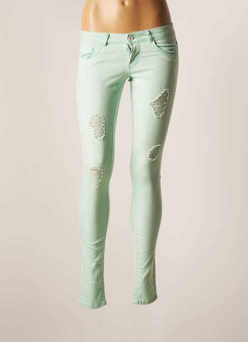 Pantalon slim vert ONLY femme